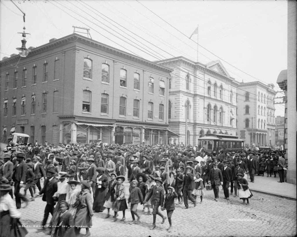 Juneteenth celebrations in Richmond, Virginia, circa 1905